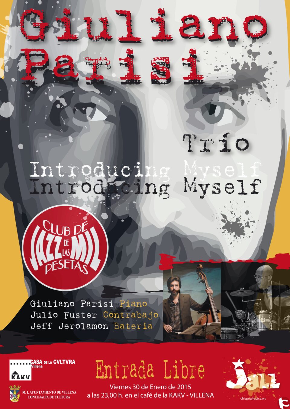 Club de Jazz de las mil pesetas. "Giuliano Parisi Trio"