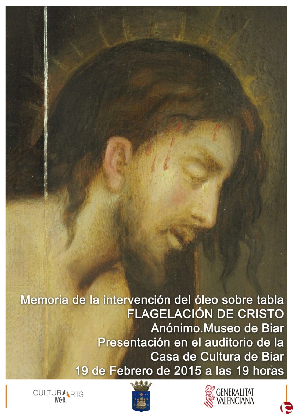 Presentación de la restauración llevada a cabo en el óleo sobre tabla LA FLAGELACIÓN DE CRISTO