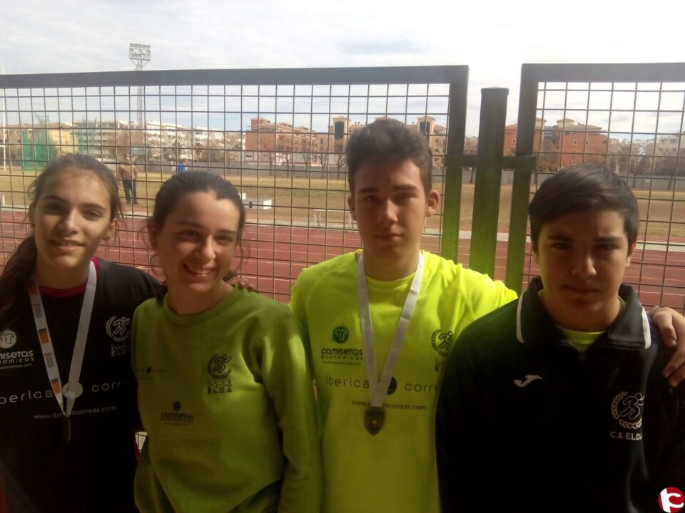 Medallas para el atletismo eldense
