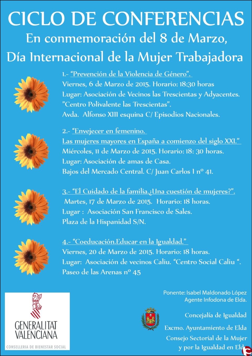 El consejo sectorial de la Mujer y por la Igualdad de Elda