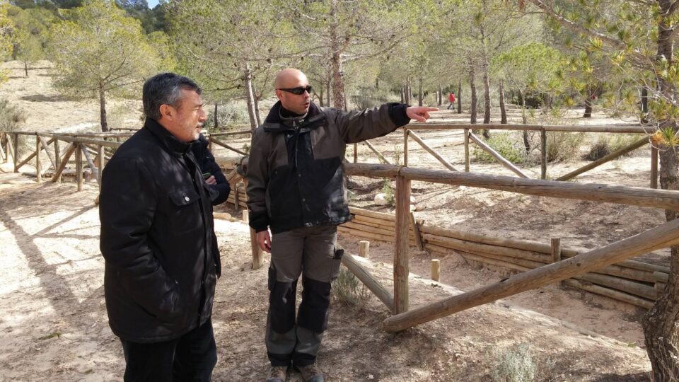 Los trabajadores del PAMER finalizan dos meses de trabajos de mejora en el paraje natural de Caprala