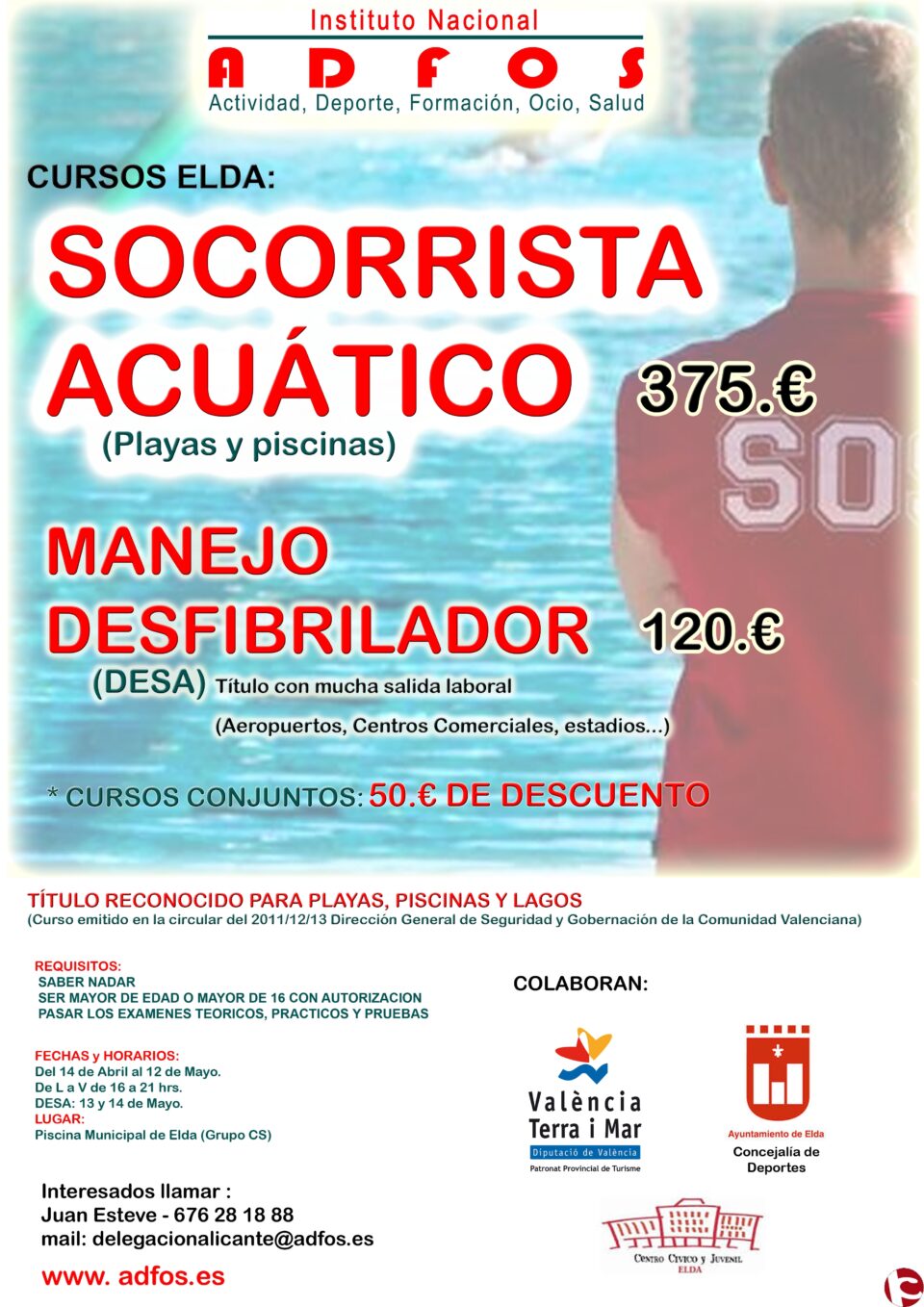 CURSO DE SALVAMENTO Y SOCORRISMO ACUÁTICO