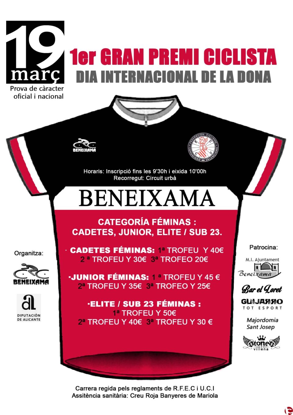 A golpe de pedal 18/03/15 Féminas: El día 19