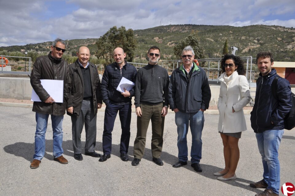 FIRMADA EL ACTA DE REPLANTEO DE LAS OBRAS DE MEJORA DE LA EDAR DE PINOSO.