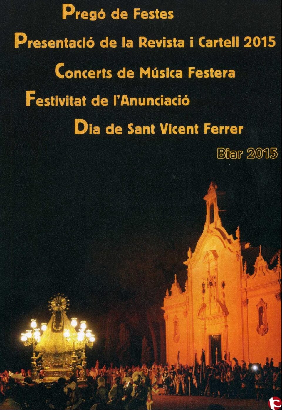 Actos previos a las Fiestas de Mayo