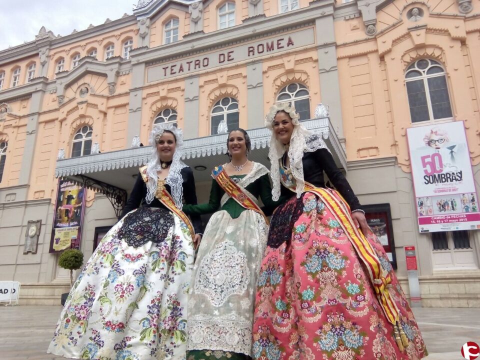 Fallera Mayor de Elda en Fiestas de Murcia