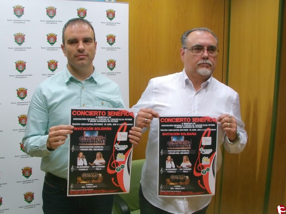 Sense Barreres y la AECC organizan en Petrer un concierto solidario gratuito en homenaje a sus respectivos socios