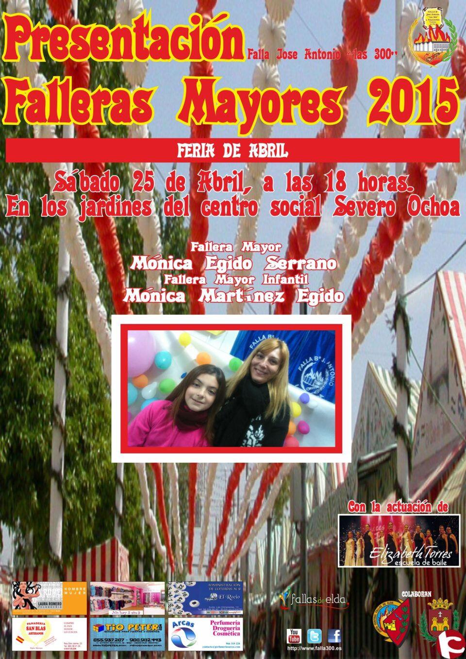 El acto de la presentación de cargos de la Falla Las 300 tendrá lugar el sábado a las 18 horas