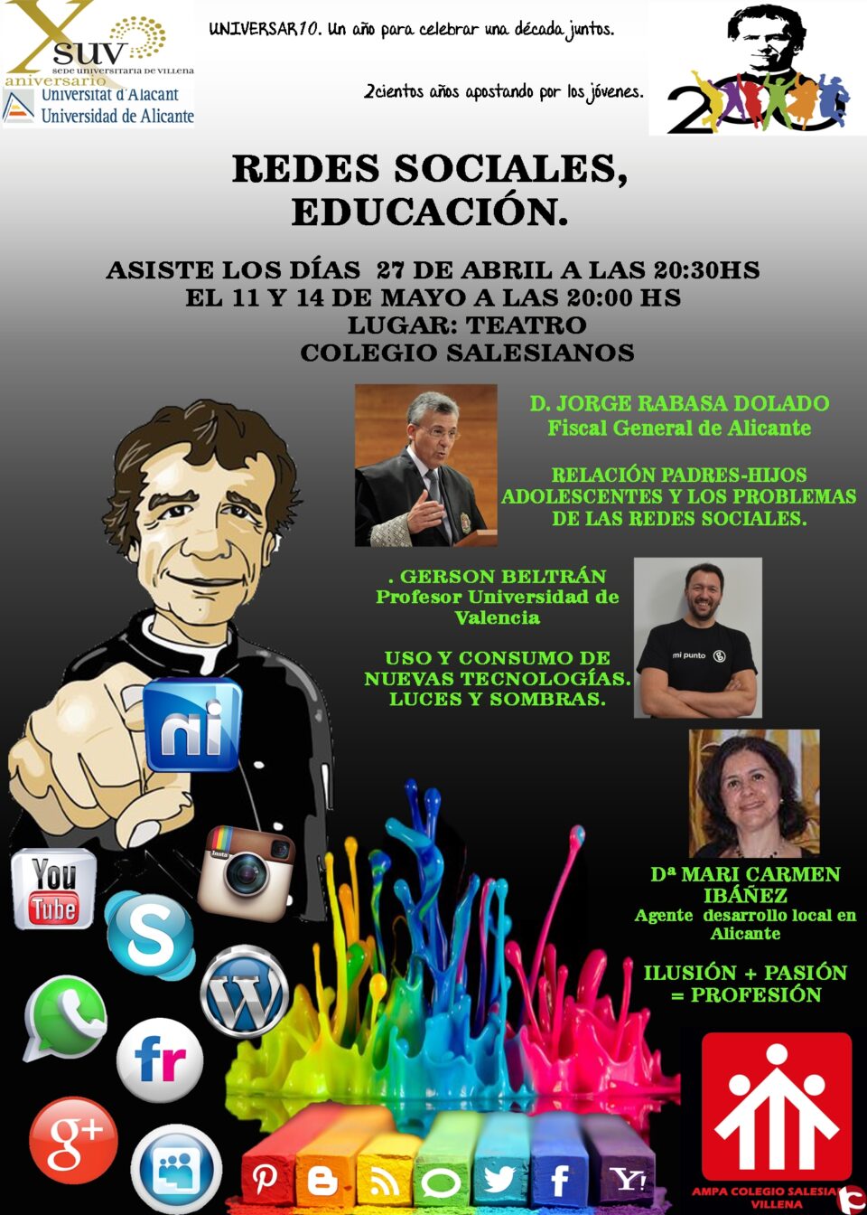 Ciclo de conferencias/taller REDES SOCIALES