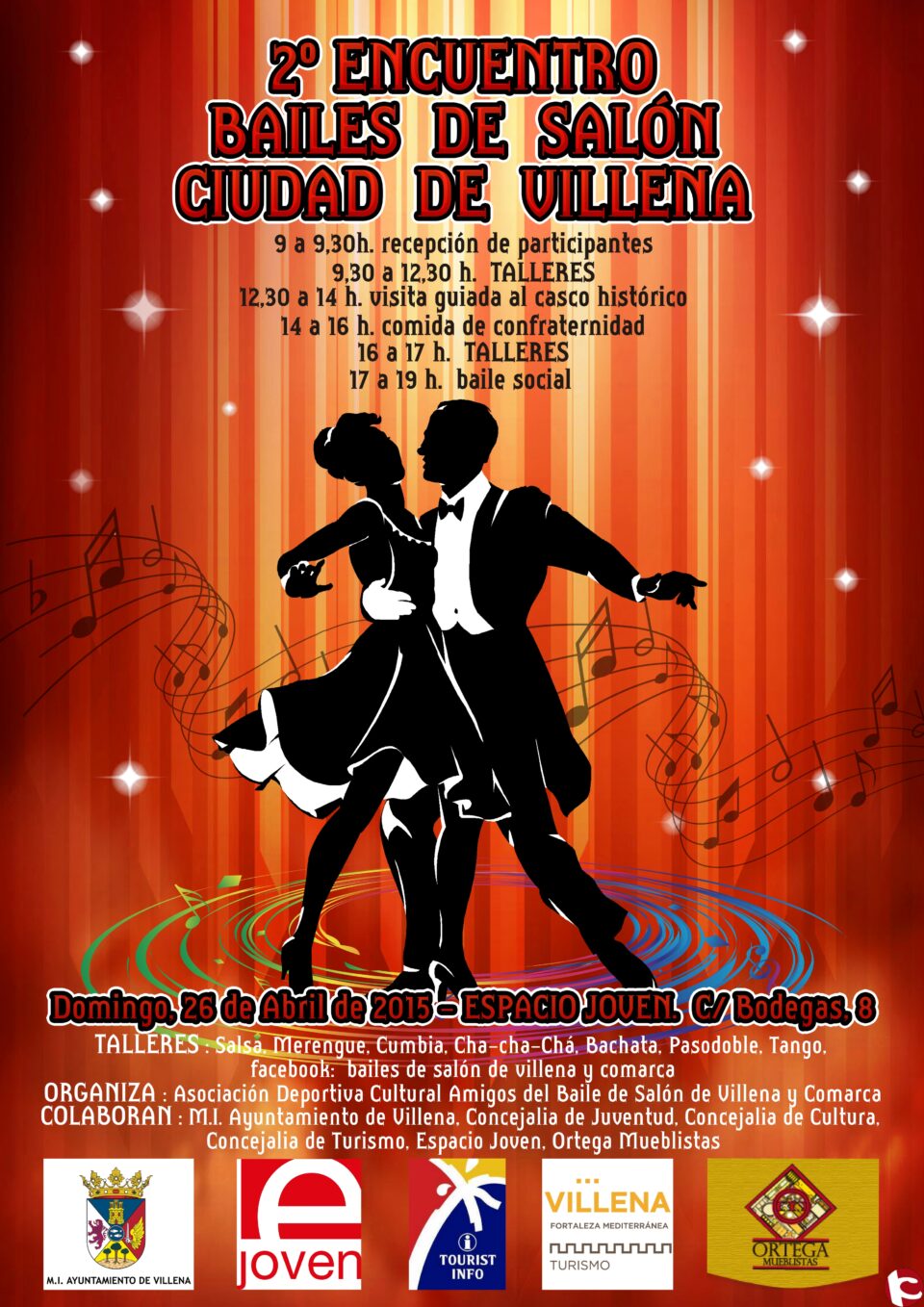 2º Certamen de bailes de salón en el Espacio Joven