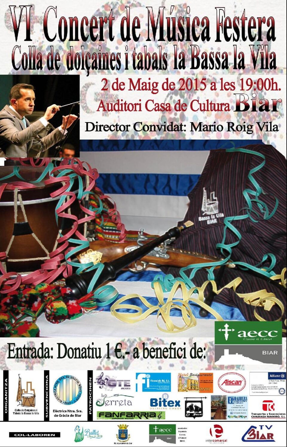 VI Conciert de música festera de la Colla de Dolçaines i Tabals la Bassa la Vila