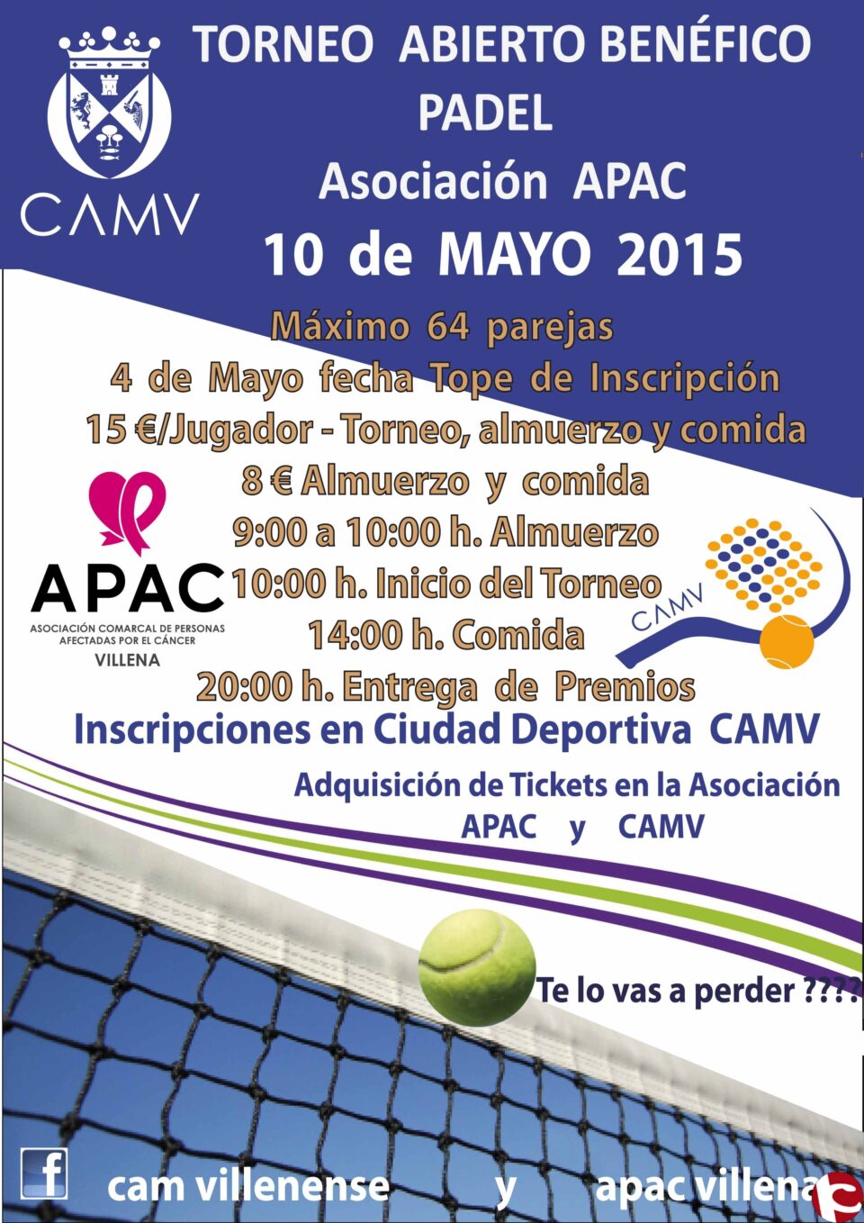 Torneo de Padel a beneficio de APAC