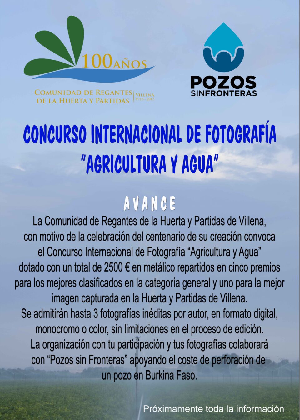 La Comunidad de Regantes de la Huerta y Partidas de Villena