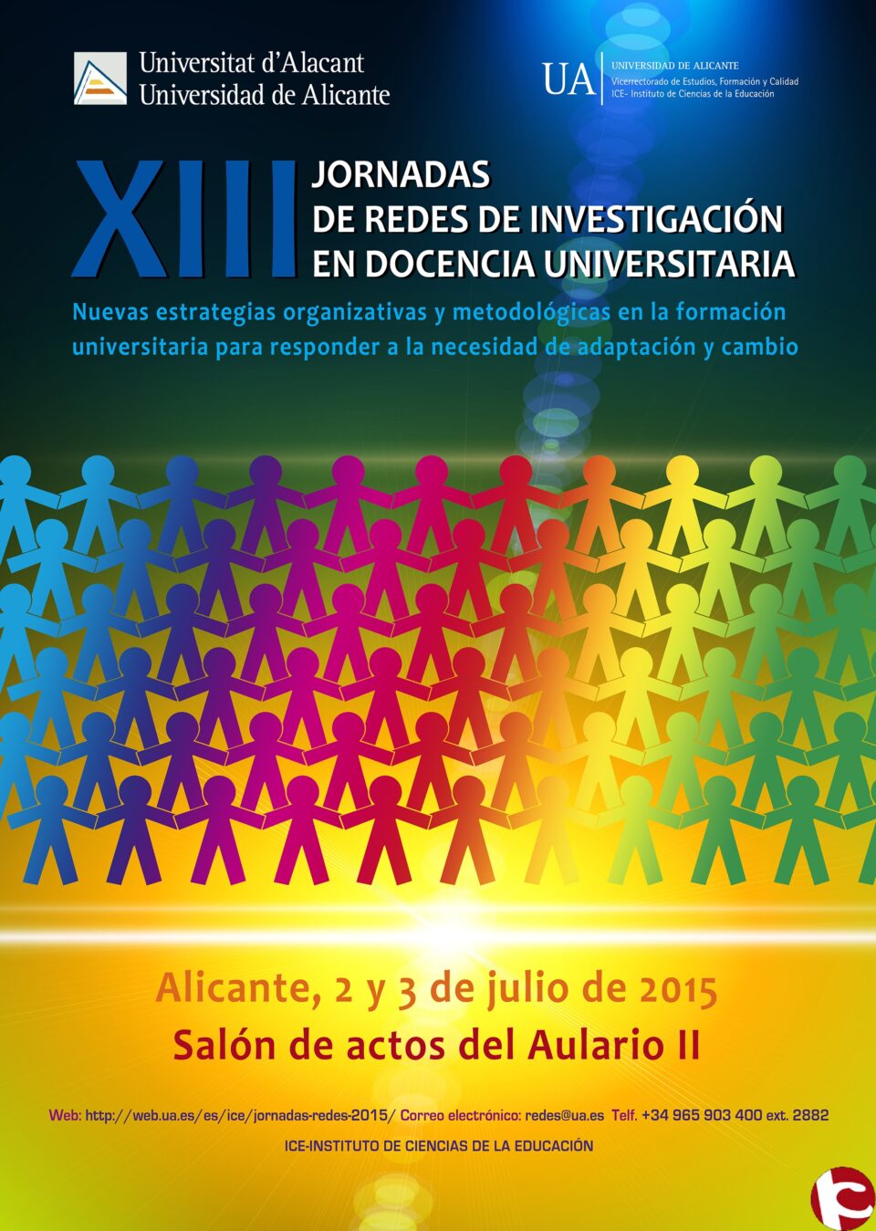 Las XIII Jornadas de Redes de Investigación en la UA presentan los resultados de las investigaciones desarrolladas para la mejora de la docencia universitaria