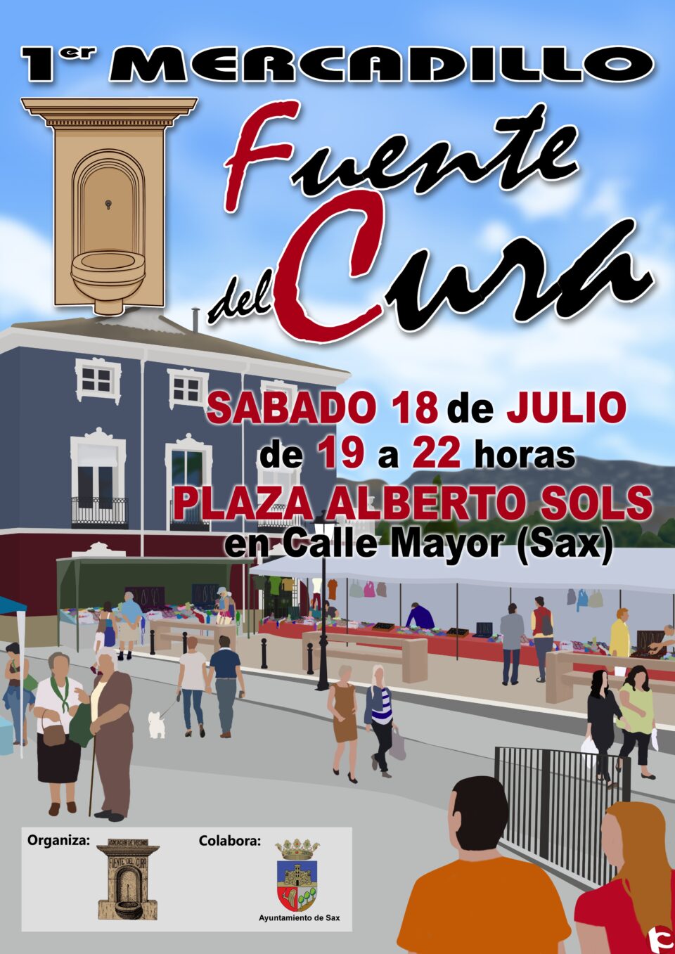 I Mercadillo Fuente del Cura el día 18 de julio
