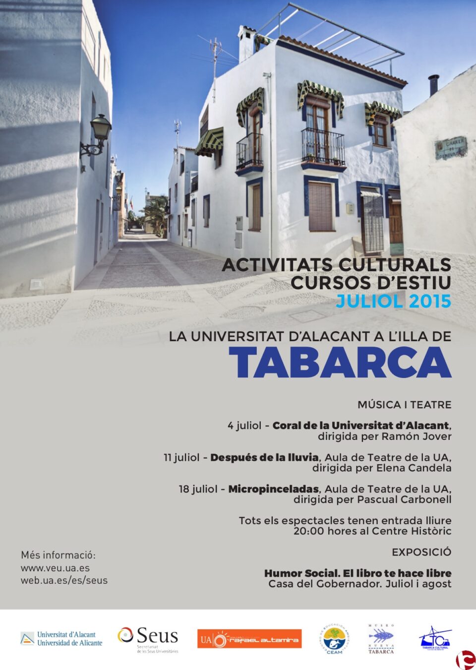 El aula de Teatro y la Coral de la UA