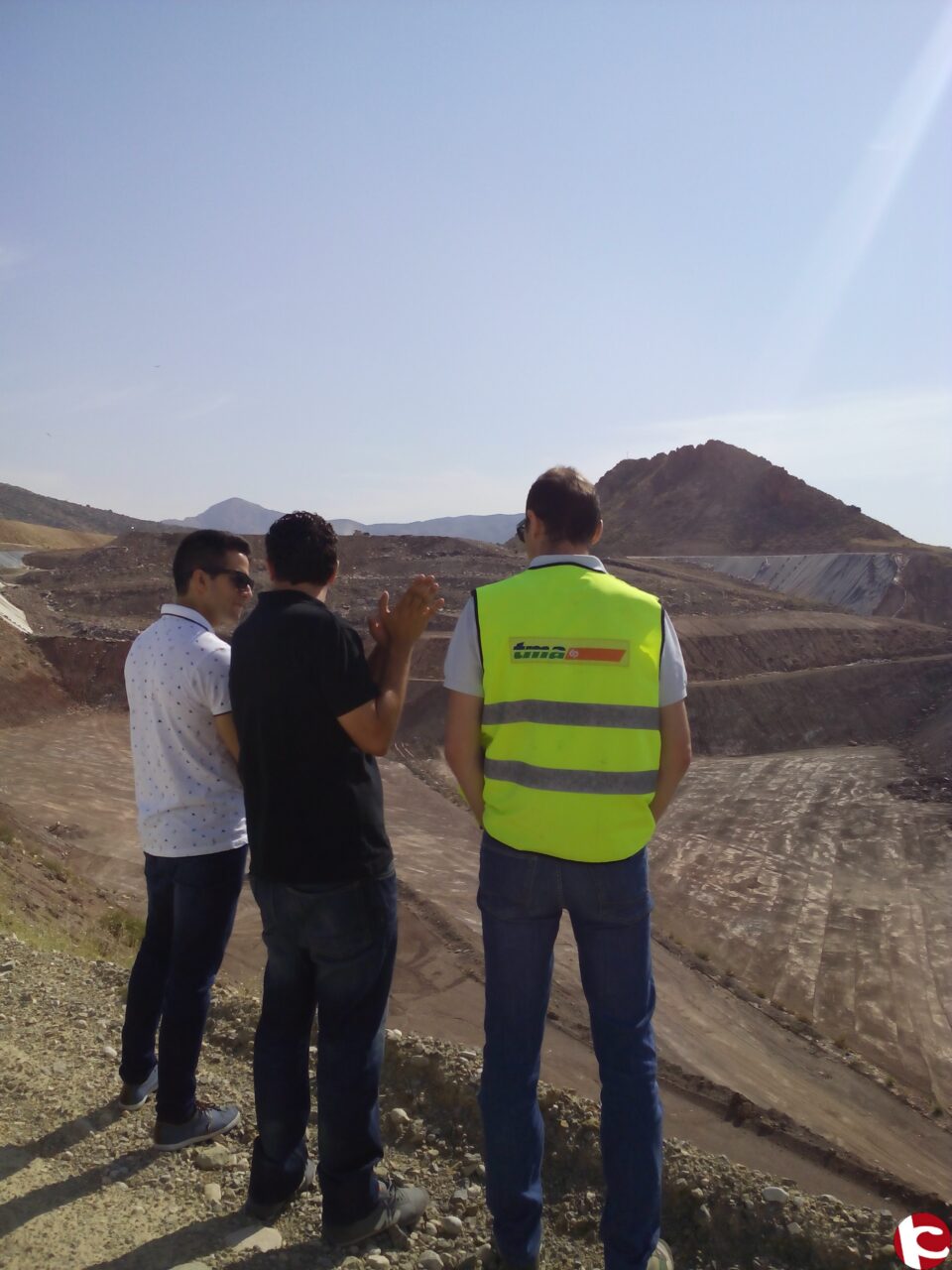 Visita del Concejal de Medio Ambiente a las instalaciones del vertedero de Lurima