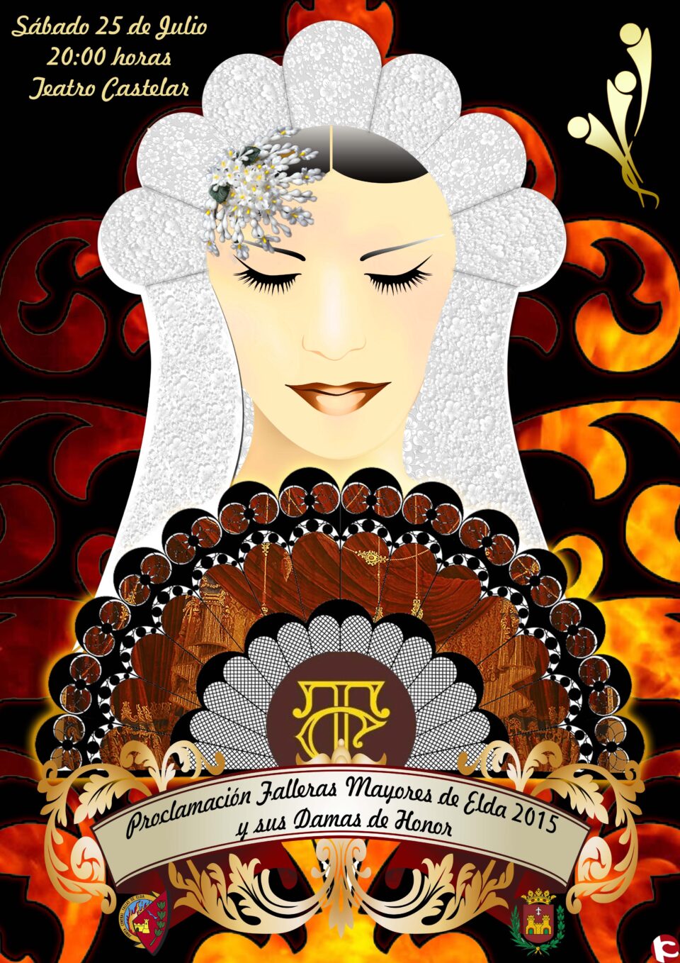 Presentación de los trajes de las Falleras Mayores de Elda 2015