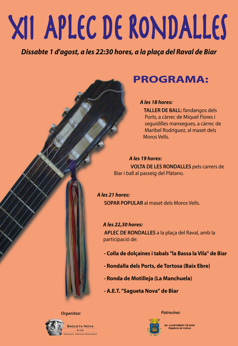 BIAR ES PREPARA PER AL XII APLEC DE RONDALLES