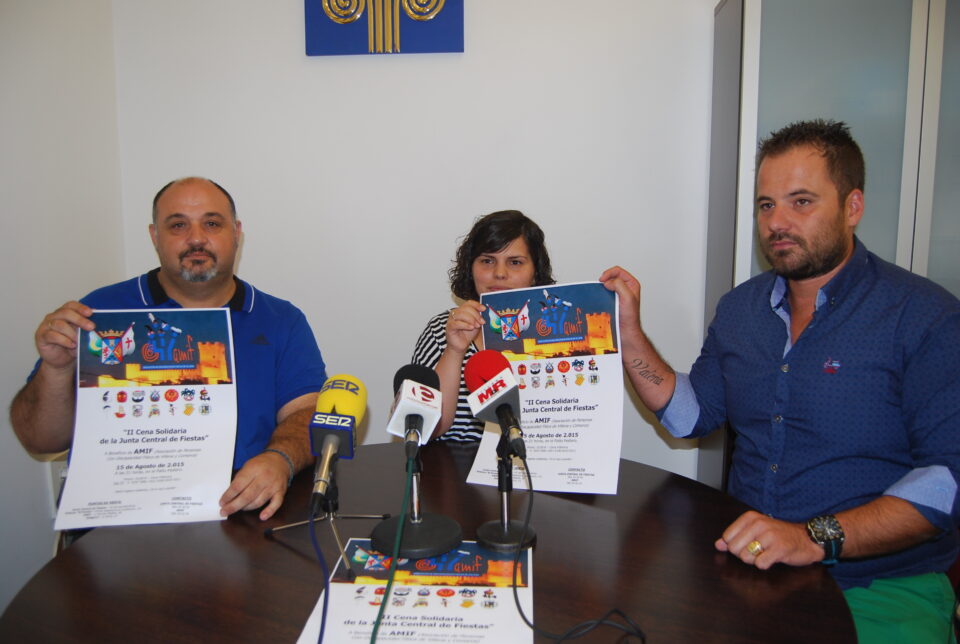 II CENA SOLIDARIA DE LA JUNTA CENTRAL DE FIESTAS A BENEFICIO DE AMIF