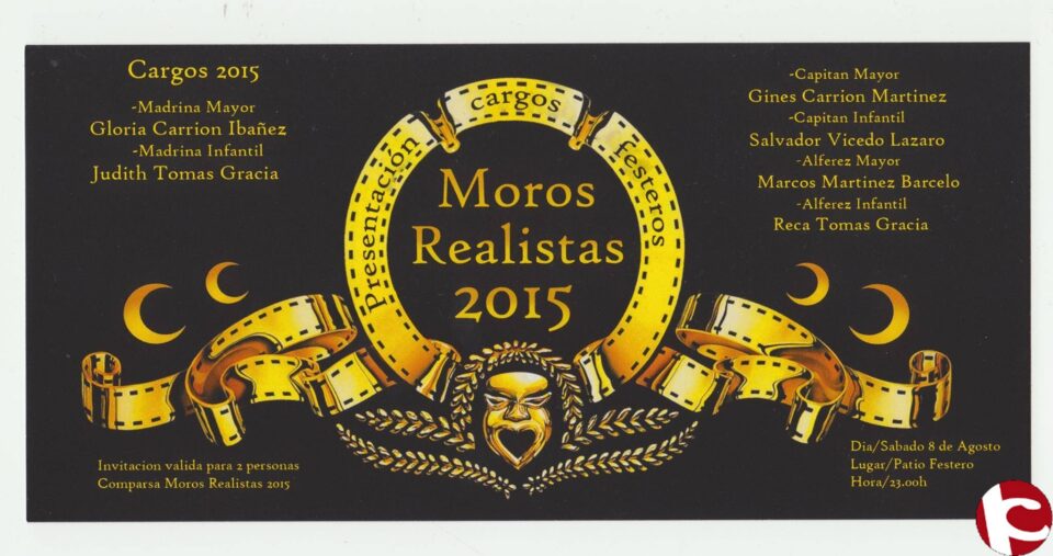 Presentación de los cargos de la comparsa de Moros Realistas y Entrevistas a los Cargos y Directiva