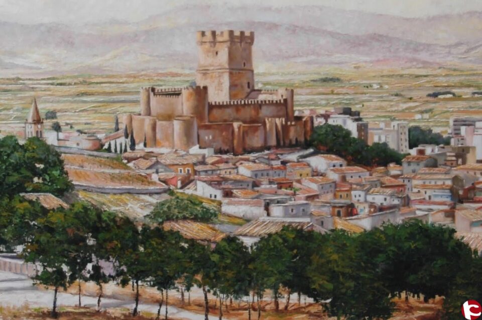 Amif sortea un cuadro del villenense Andrés Vidal en una rifa benéfica