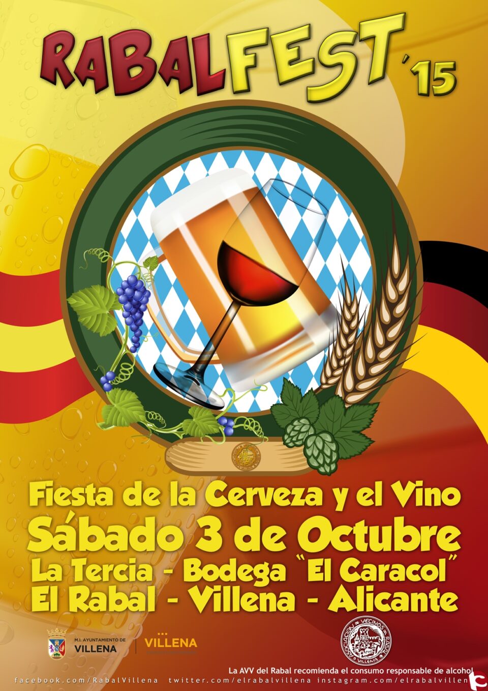 RABALFEST´15: ¡VUELVE LA FIESTA HISPANO-ALEMANA DE LA VENDIMIA Y LA CERVEZA!