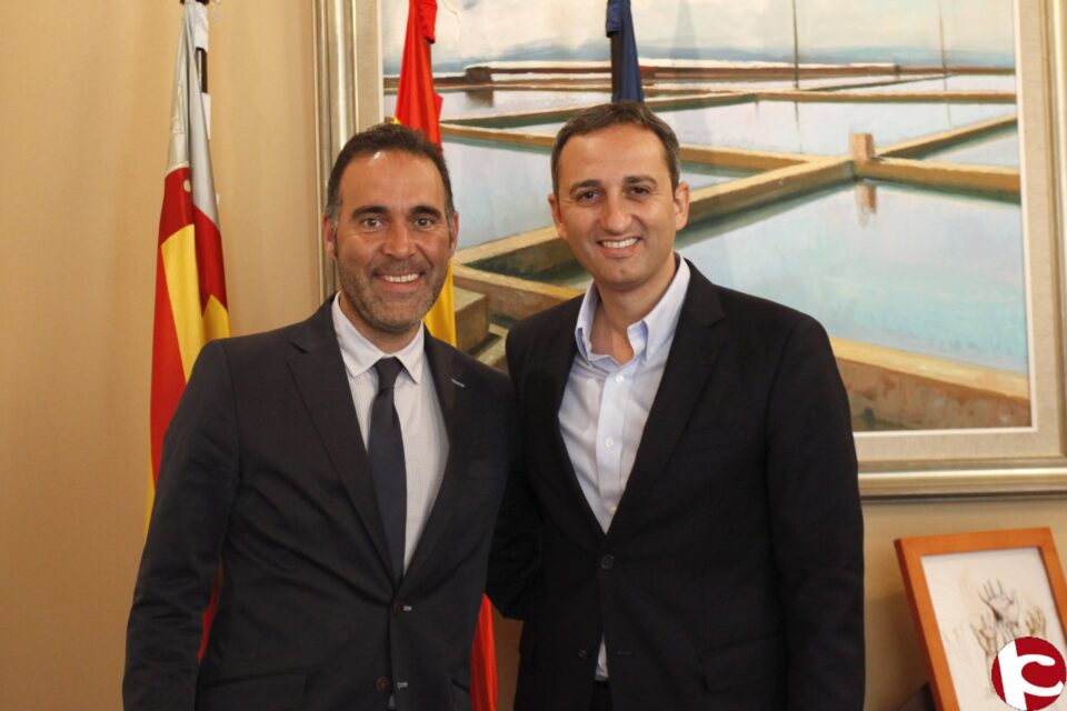 Visita alcalde Ibi a la Diputación de Alicante