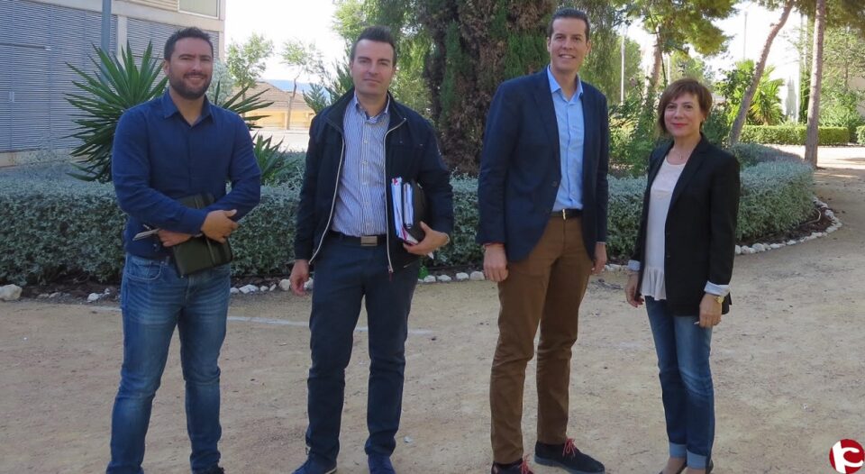 Visita del Alcalde de Elda al IES Monastil