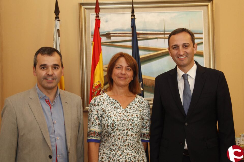 Visita alcalde Aspe a la Diputación de Alicante