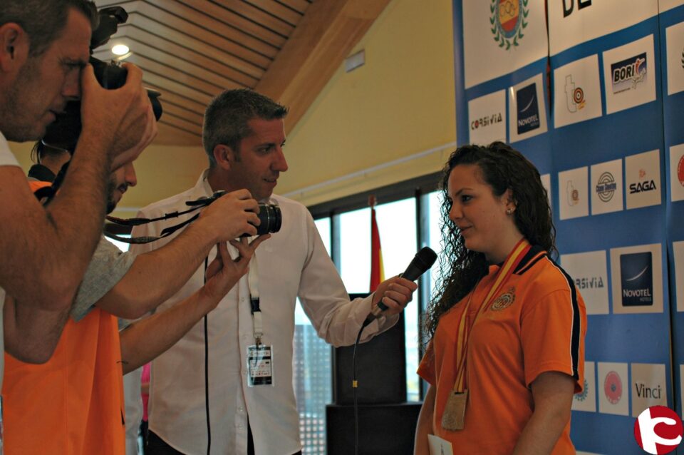 La tiradora eldense Alicia Olivares Tenza