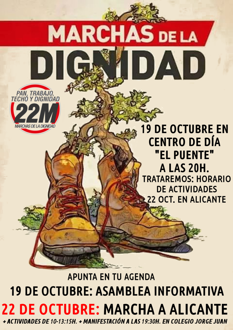 PAHAspe: "ASAMBLEA ABIERTA DE LAS MARCHAS DE LA DIGNIDAD"