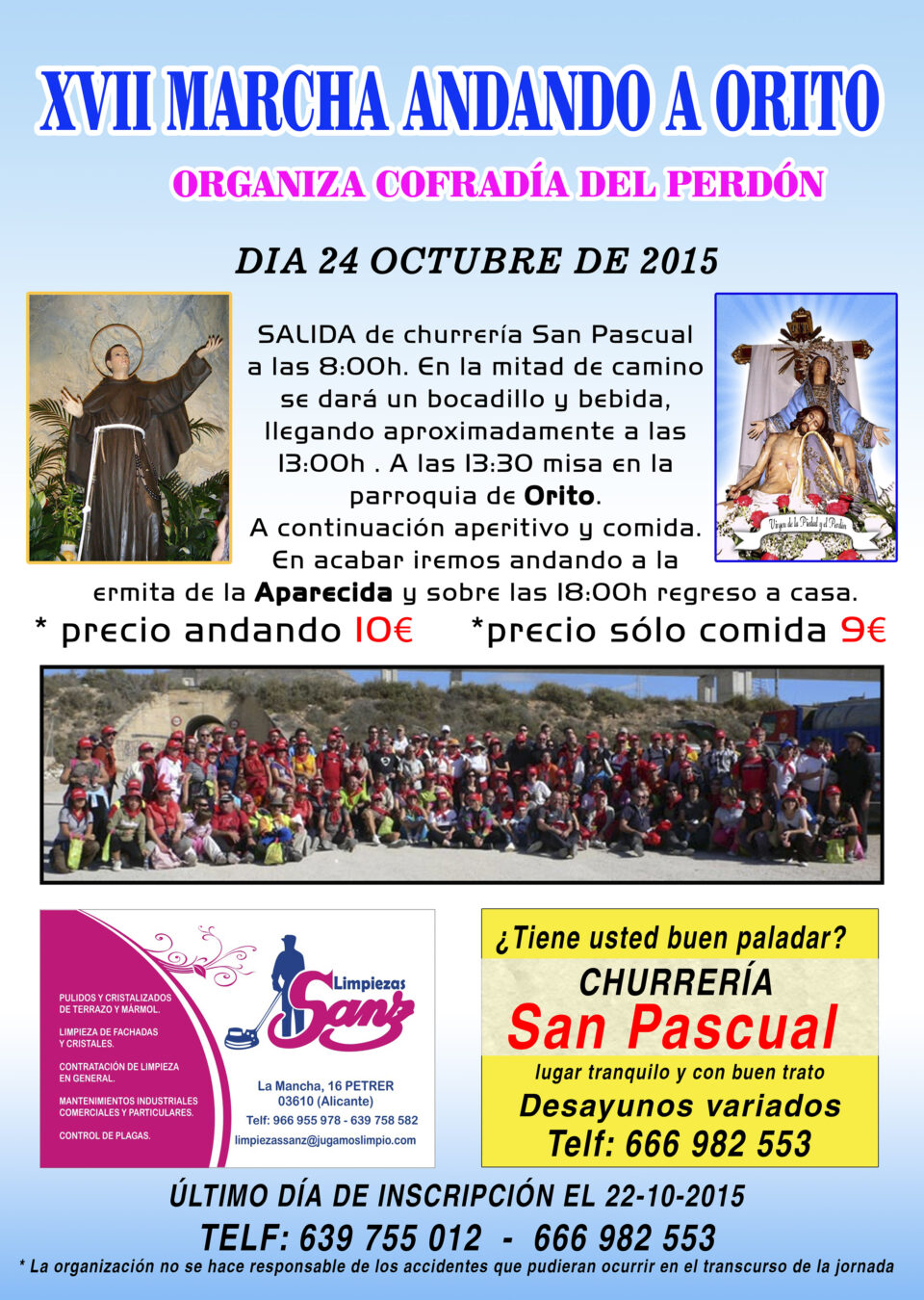 Actos que la Semana Santa va a realizar en los próximos días