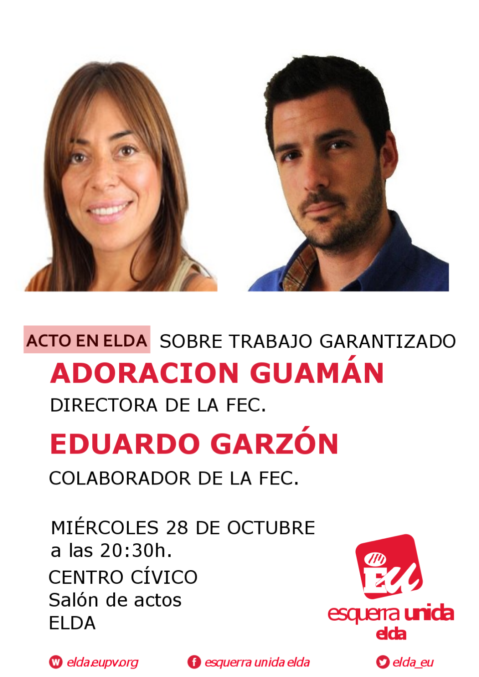 EU ELDA presenta su propuesta estatal de TRABAJO GARANTIZADO.