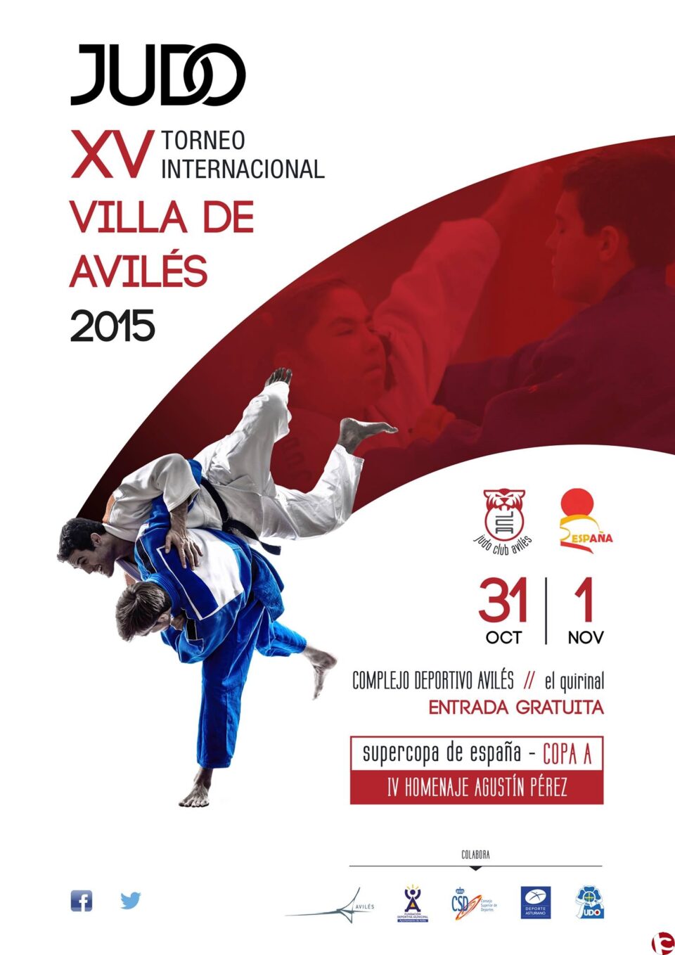 El CAMV JUDO ha participado en La súper Copa de España AVILES en la XV edición del trofeo Internacional de JUDO junior Villa Avilés