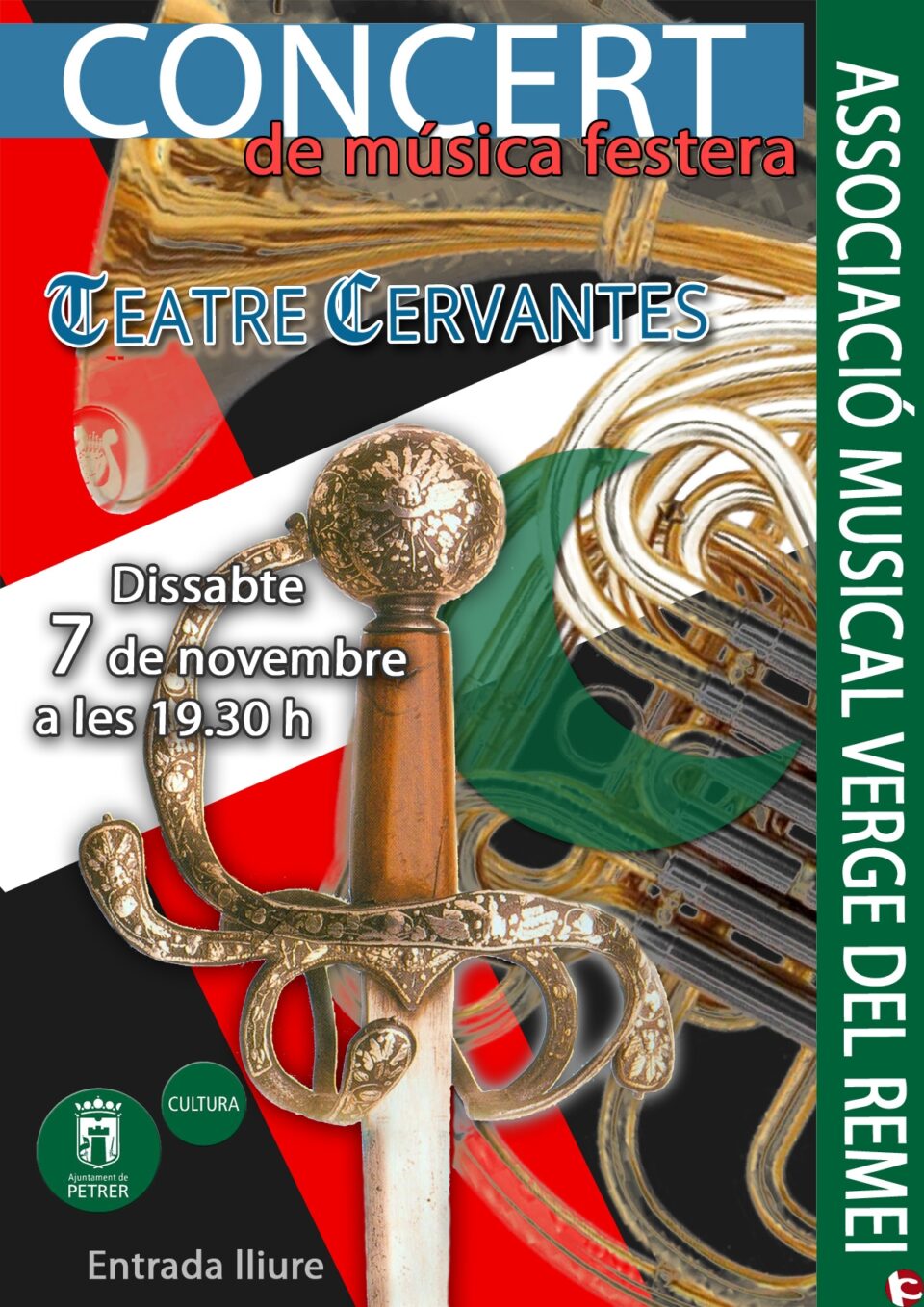 El sábado 7 de noviembre tuvo lugar el Concierto de Música Festera del Mig Any