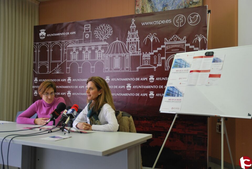La Concejalía de Sanidad y Vinalopó Salud organizan el Mes de la Salud para conmemorar los 25 años del Centro de Aspe
