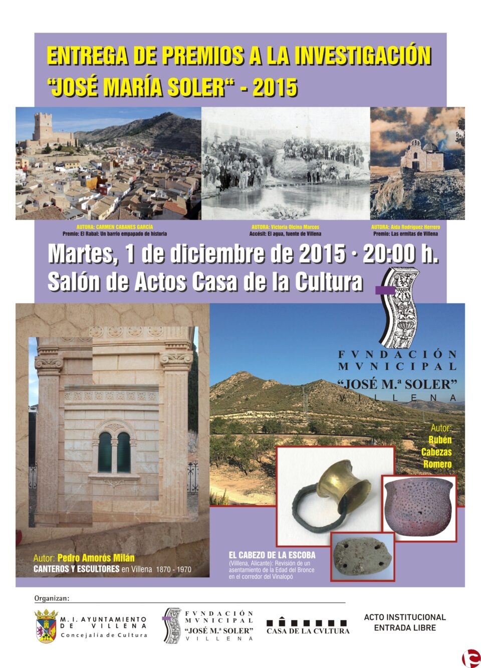 Entrega de premios de la Fundación José María Soler