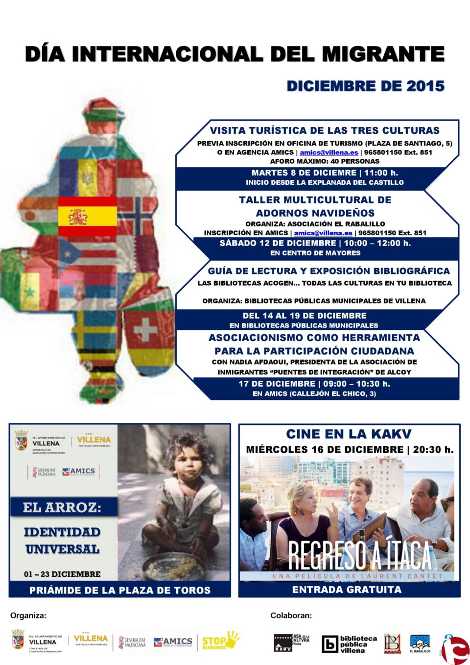 Cultura y educación por el Día Internacional del Migrante