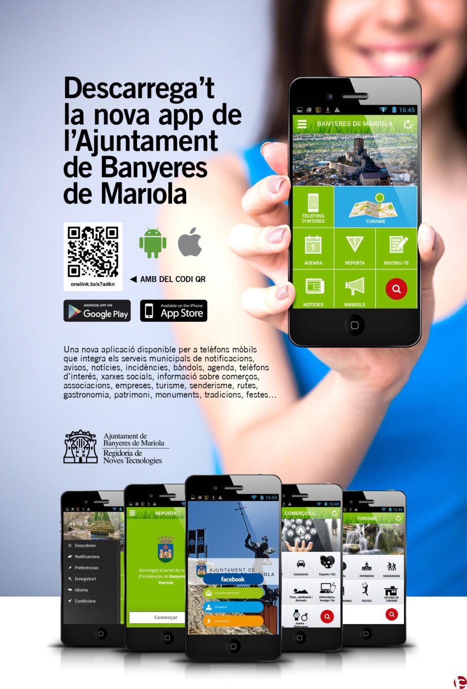 L´AJUNTAMENT DE BANYERES PRESENTA UNA NOVA APLICACIÓ PER A DISPOSITIUS MÒBILS