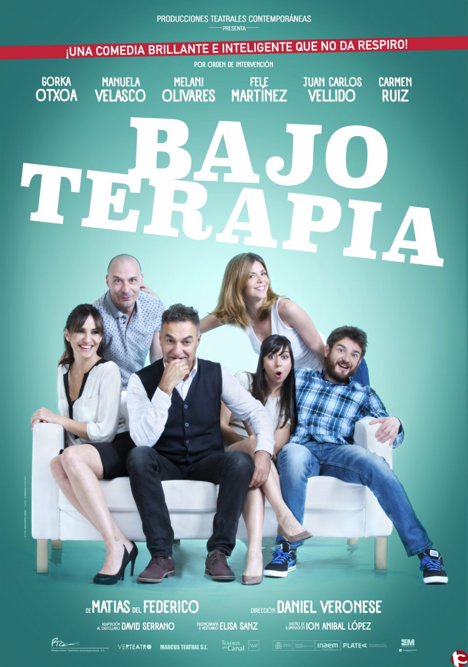 LA VIDA SECRETA DE LA PAREJA LLEGA AL TEATRO CHAPÍ CON LA FUNCIÓN BAJO TERAPIA.