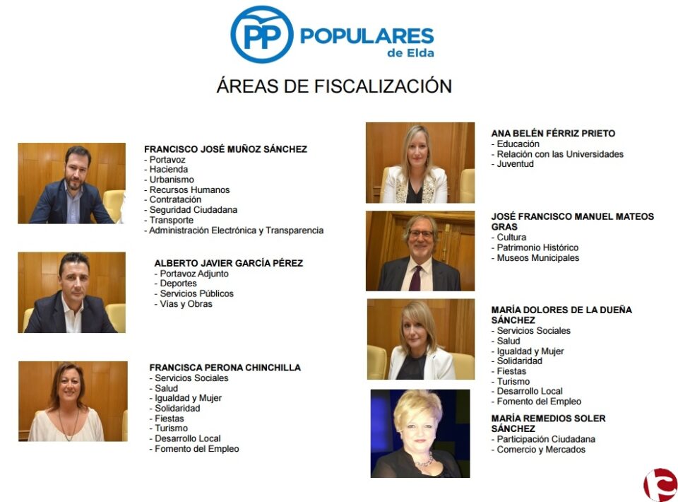 PP ELDA: "Hemos reorganizado las áreas de fiscalización al equipo de gobierno"