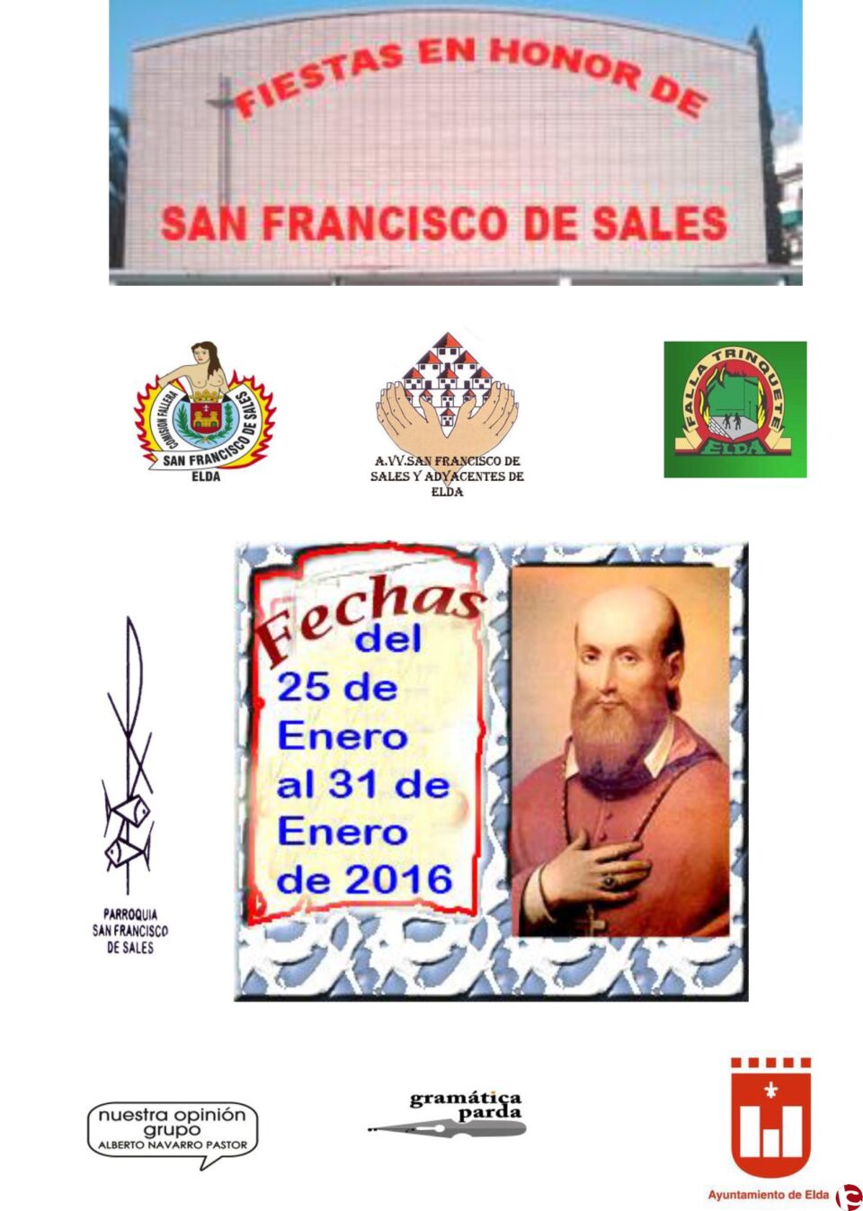 Concierto coral Santos Patronos y Orquesta de Cámara "Ciudad de Elda" en el templo parroquial.