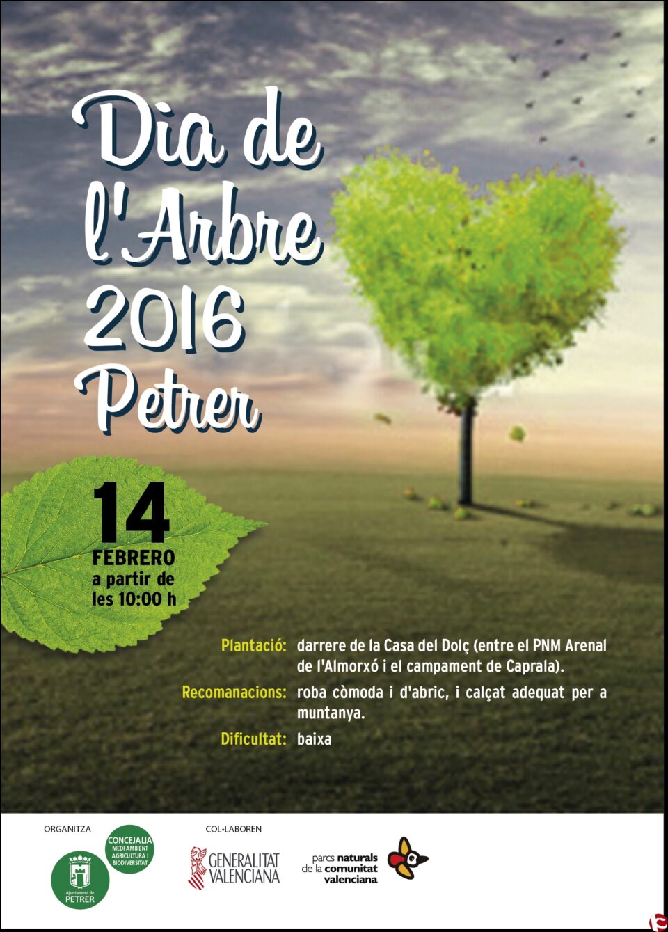 Petrer celebrará el Día del Árbol el próximo 14 de febrero