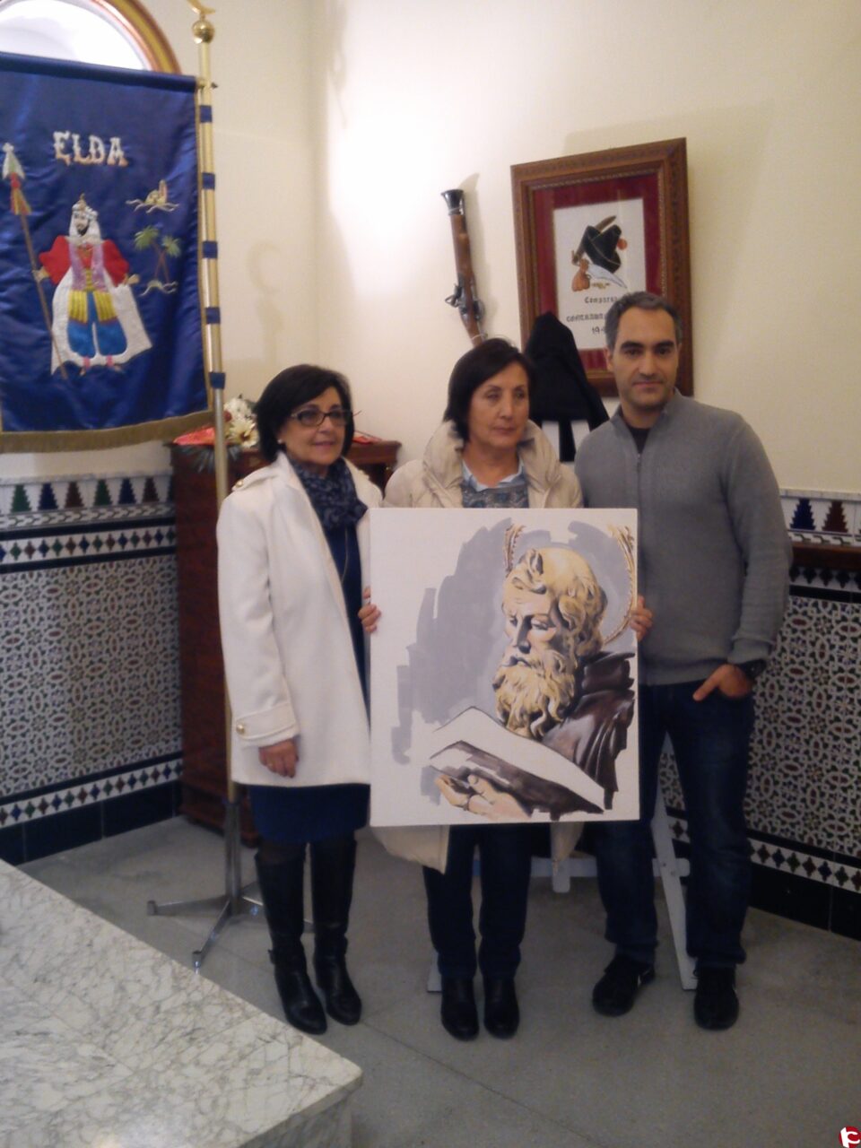 Acto de entrega del premio del cuadro de San Antón_Mayordomía