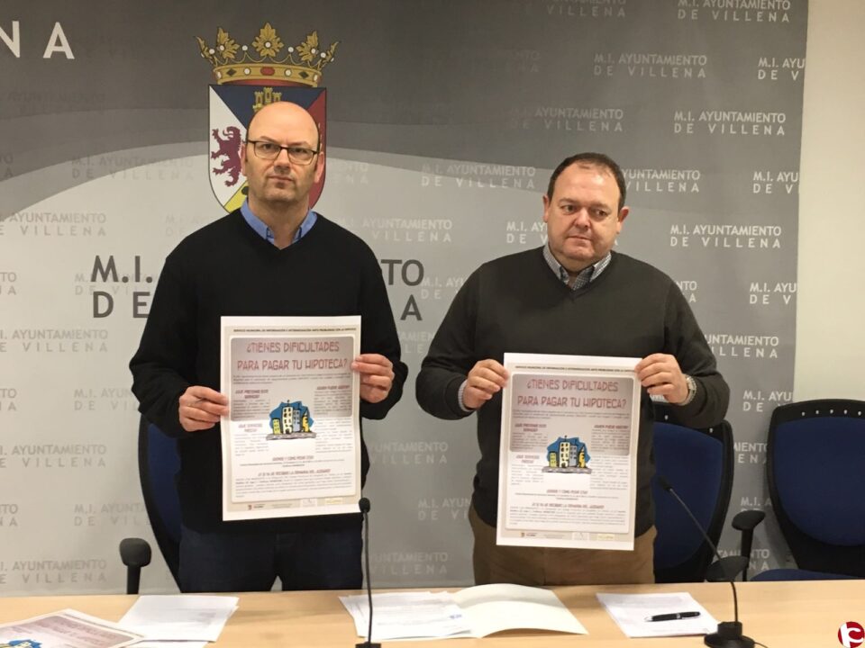 Villena renueva su acuerso con el Colegio de Abogados de Alicante para intermediar en problemas hipotecarios