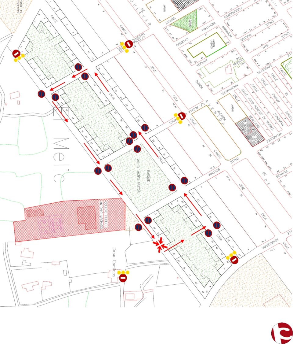 INFORMANDO DEL CORTE DE CALLES