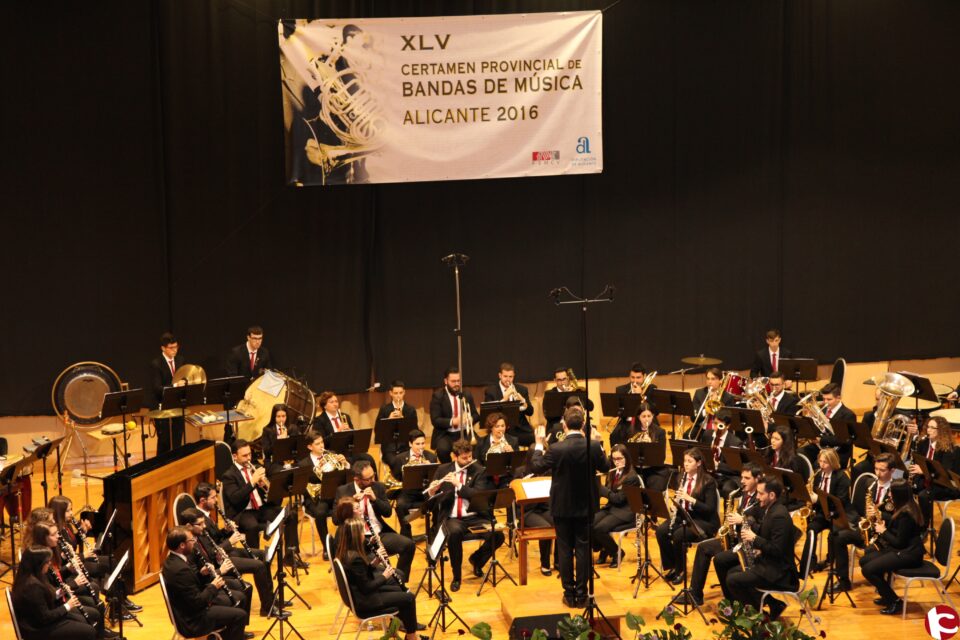 La Unión Musical de Redován y El Delirio de Gorga ganan la 3ª y 4ª sección del XLV Certamen Provincial de Bandas