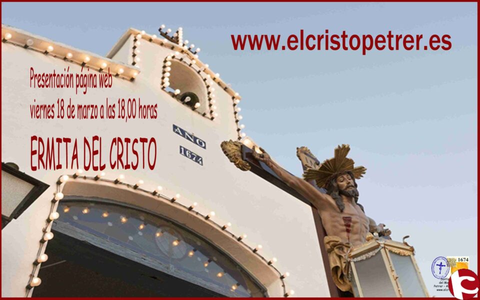 El virnes se presenta la página web del Cristo