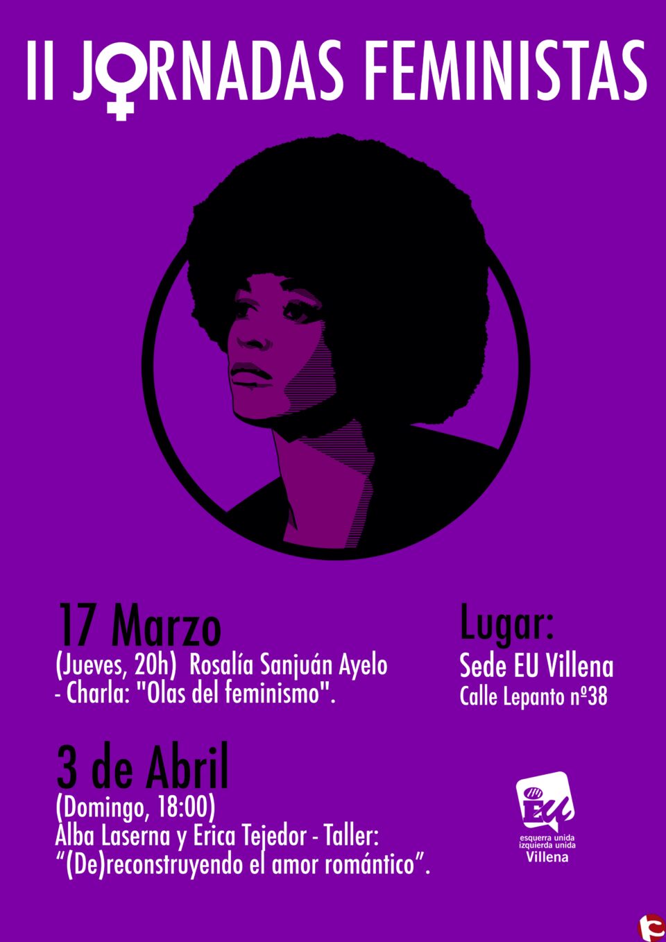 II Jornadas Feministas organizadas por Izquierda Unida Villena